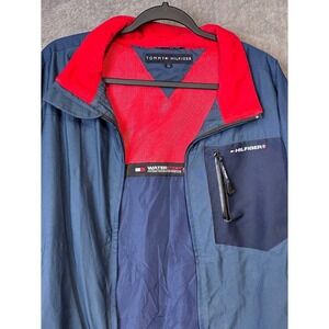 Tommy Hilfiger Water Resistant Full Zip Jacket Navy‎ Red L